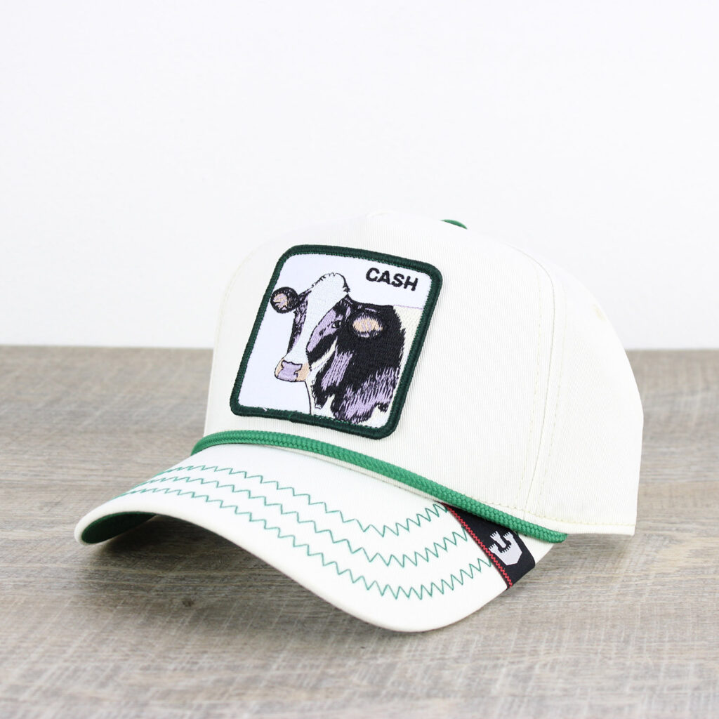 Cappello canvas cash bianco