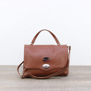 Postina® Daily Small in pelle martellata brown canaletto
