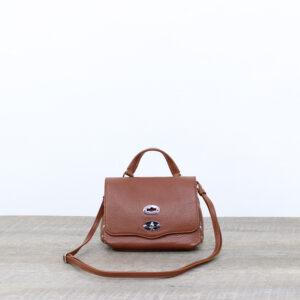 Postina® Daily Baby in pelle martellata brown canaletto