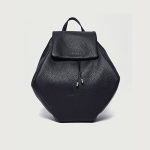 ZAINO SOFT IN PELLE MARTELLATA NERO