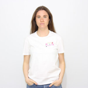T-SHIRT EMILIE GOSSIP & SHOPPING BIANCO