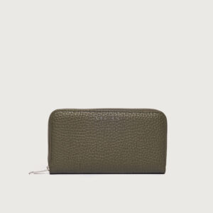 Portafoglio soft in pelle con RFID bosco