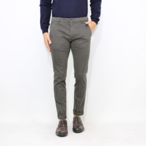 Pantalone Gaubert in gabardina stretch mano calda the verde