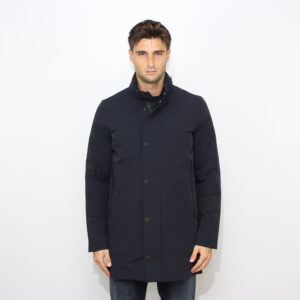 Piumino Montecristo floating raincoat jkt blue black