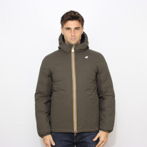 Piumino Jack st thermo double black olive - blue depth