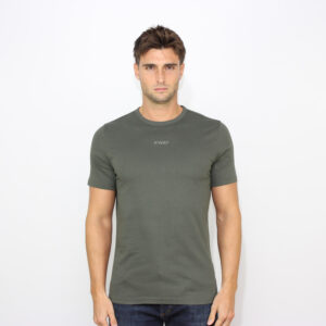 T-shirt Odom JS peach lettering green blackish