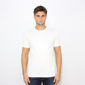 T-shirt Odom JS peach lettering white gardenia