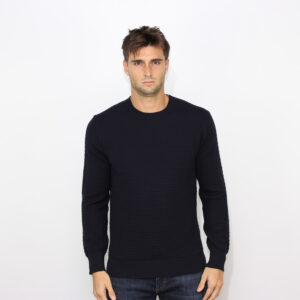 Maglia girocollo pluriball blu navy