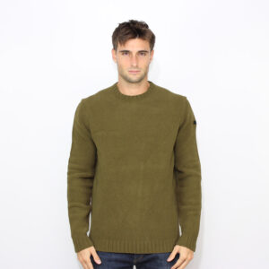 Maglia girocollo cinematt round knit light green