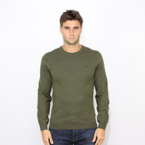 Maglia girocollo verde militare