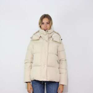 Piumino Kipnuk stretch opaco beige sabbia