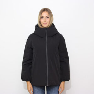 Piumino Montecristo parka over Short wom jkt nero