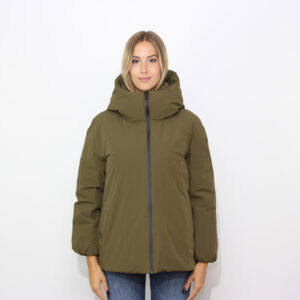Piumino Montecristo parka over Short wom jkt light green