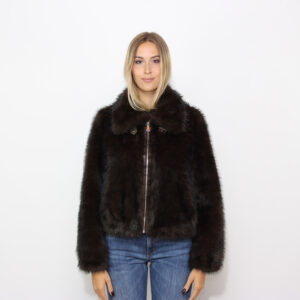 Trucker in eco lupo marrone