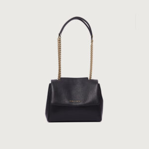 Borsa Sveva Sense mini in pelle martellata nero