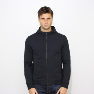 Felpa Surflex winter sof touch hood zip blue black