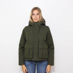 Parka corto Ideler cotton feel green blackish