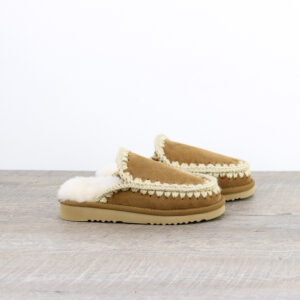 Eskimo slipper suede cognac