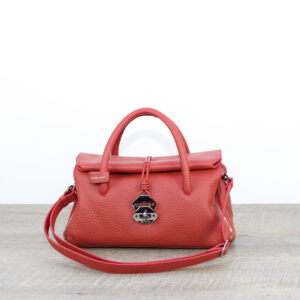 Dotta® Small in pelle martellata red venezian