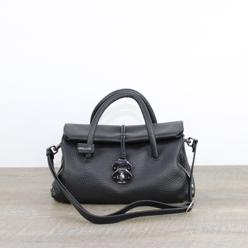 Dotta® Centauro Small in pelle martellata nero