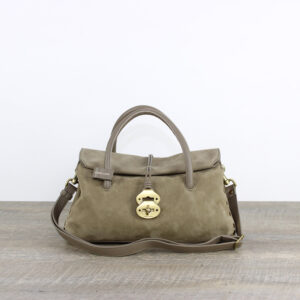 Dotta® Jones Small in pelle nabuk grey voltolina