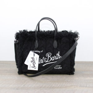 Borsa colette tricot intrecciato nera