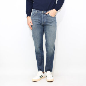 Jeans Brighton carrot in denim fisso riciclato lavaggio vintage