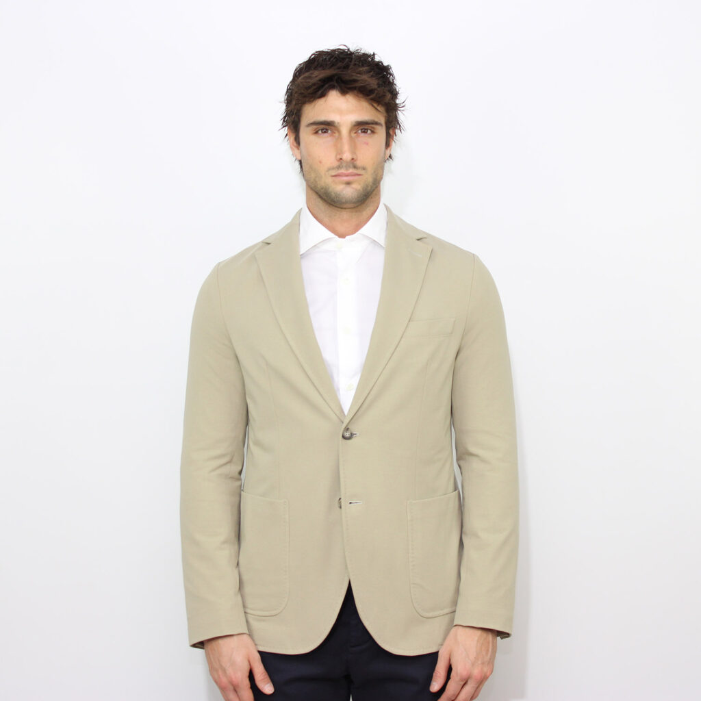 Giacca in light jersey stretch placemap