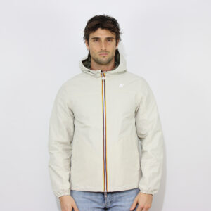 Giubbo Jake cotton reversible beige lt - green lichen