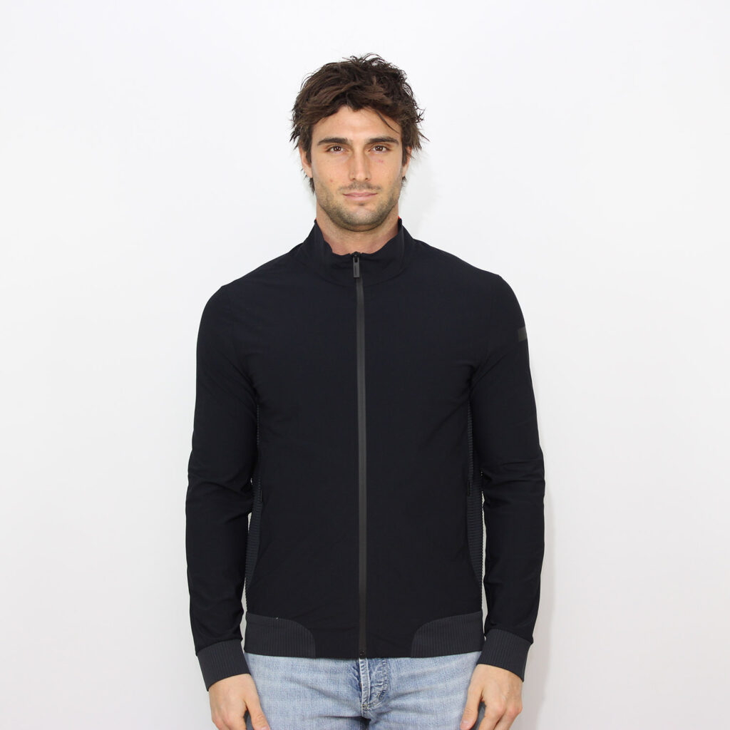Felpa Surflex soft touch full zip fleece blue black