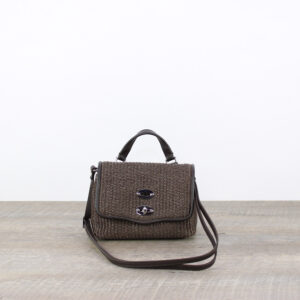 Postina® Vimini Baby in raffia intrecciato brown sottobosco