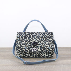 Postina® Rimboccata Tokyo Animalier Small in nylon black Amazzonia