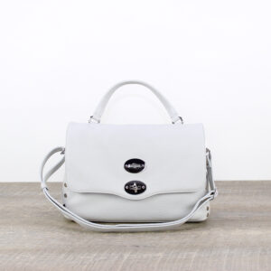 Postina® Daily Small in pelle martellata grey carrara