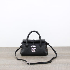 Dotta® Centauro Baby in pelle martellata nero