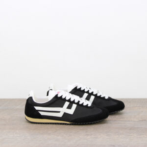 Scarpa Racer 77 in nylon nera e bianca