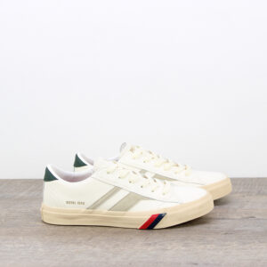 Scarpa Royal Classic in pelle crema e sabbia