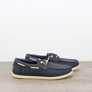 Harbor lo classic navy blazer - boulder tan