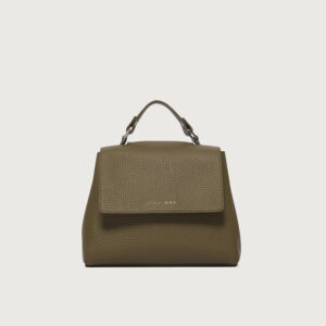 Borsa Sveva soft piccola in pelle con tracolla oasi