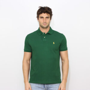 Polo in piquet custom slim new forest