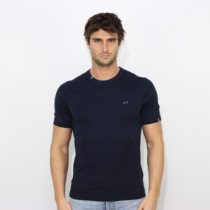 T-shirt in filo blu