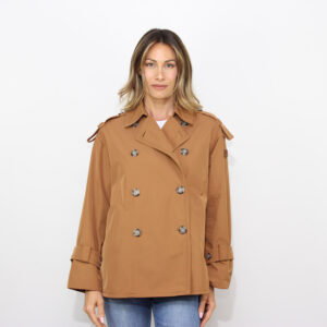 Trench corto Pokera Tjt doppiopetto chipmunk