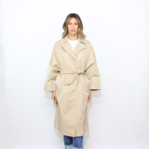 Trench oversize Mandare naturale