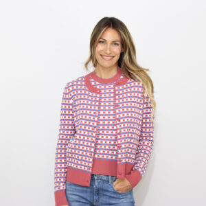 Rebecca jacquard check in filo multicolor