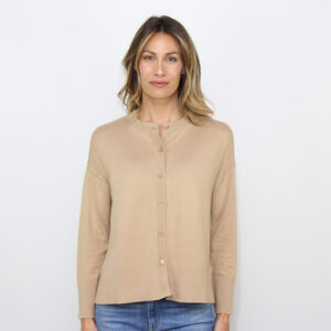 Coreana in seta cotone cappuccino