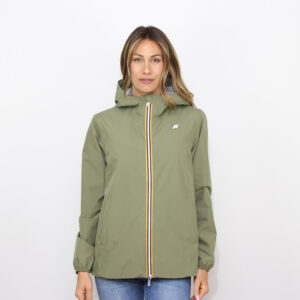 Giubbo Marguerite stretch poly jersey green lichen