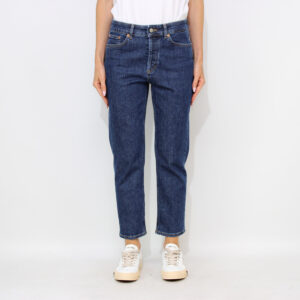 Jeans loose Koons in denim stretch lavaggio medio pulito bluesign