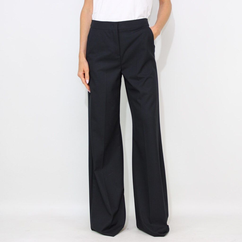 Pantalone Sequoia dritto in tela stretch blu