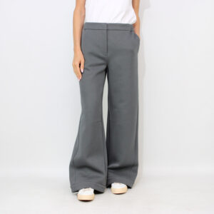 Pantalone Maroso in doppio jersey tecnico piombo