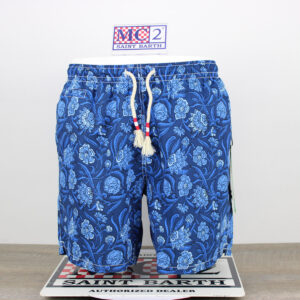 Costume Caprese ajrakh batik blu