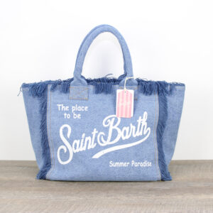 Borsa Vanity in denim